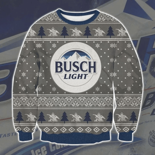 Busch Light Beer 9 Ugly Sweater Gifts, Busch Beer Gift Fan Ugly Sweater 855