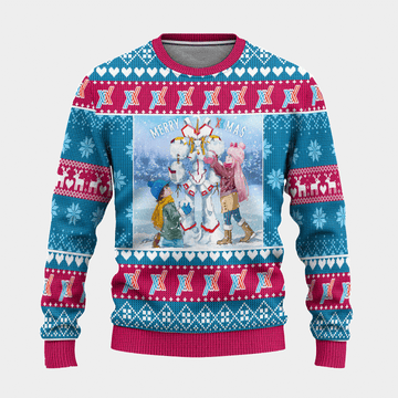Darling In The Franxx Anime 3 Ugly Sweater Gifts, Darling In The Franxx Anime Gift Fan Ugly Sweater