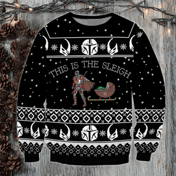 This Is The Sleigh, Star War Chibi Ugly Christmas Sweater