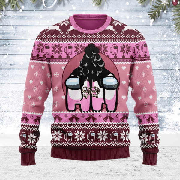 Among Us 12 Ugly Sweater Gifts, Among Us Gift Fan Ugly Sweater 880
