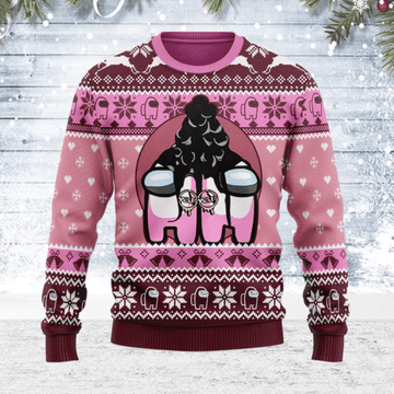 Among Us 12 Ugly Sweater Gifts, Among Us Gift Fan Ugly Sweater 880