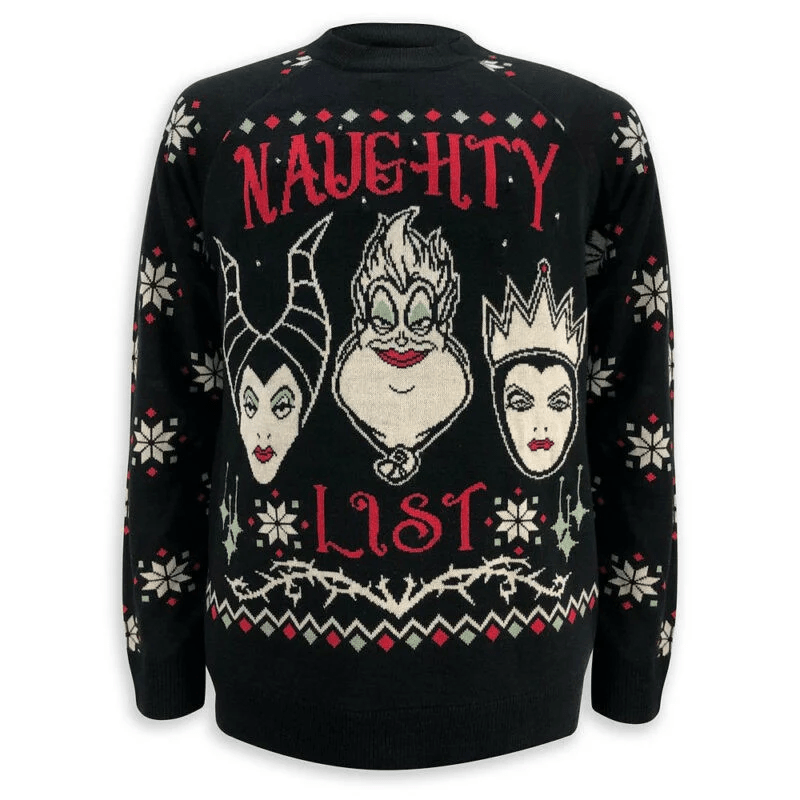 Disney Villains Light-up Holiday Sweater For Adults
