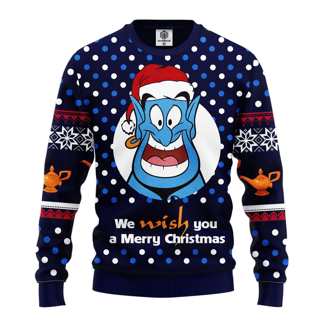 Aladdin And The Magic Lamp Ugly Christmas Sweater 352
