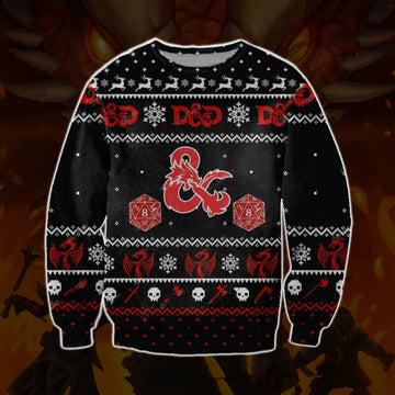 Dungeons &amp; Dragons Ugly Christmas Sweater