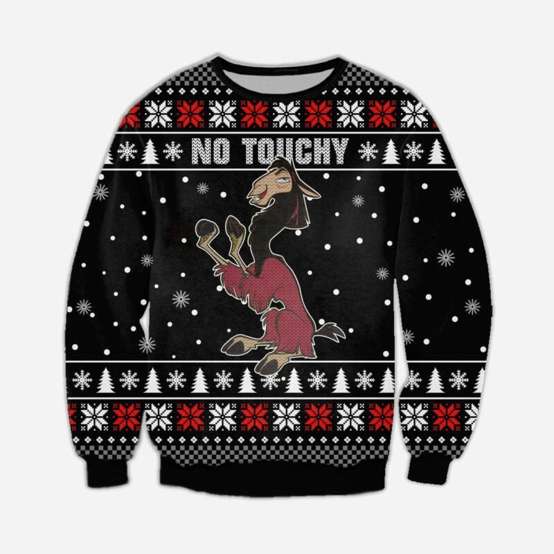 No Touchy Knitting Pattern Ugly Christmas Sweater