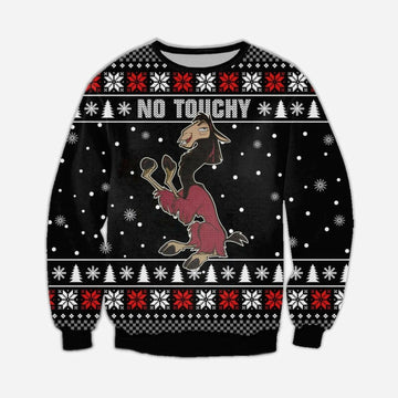 No Touchy Knitting Pattern Ugly Christmas Sweater