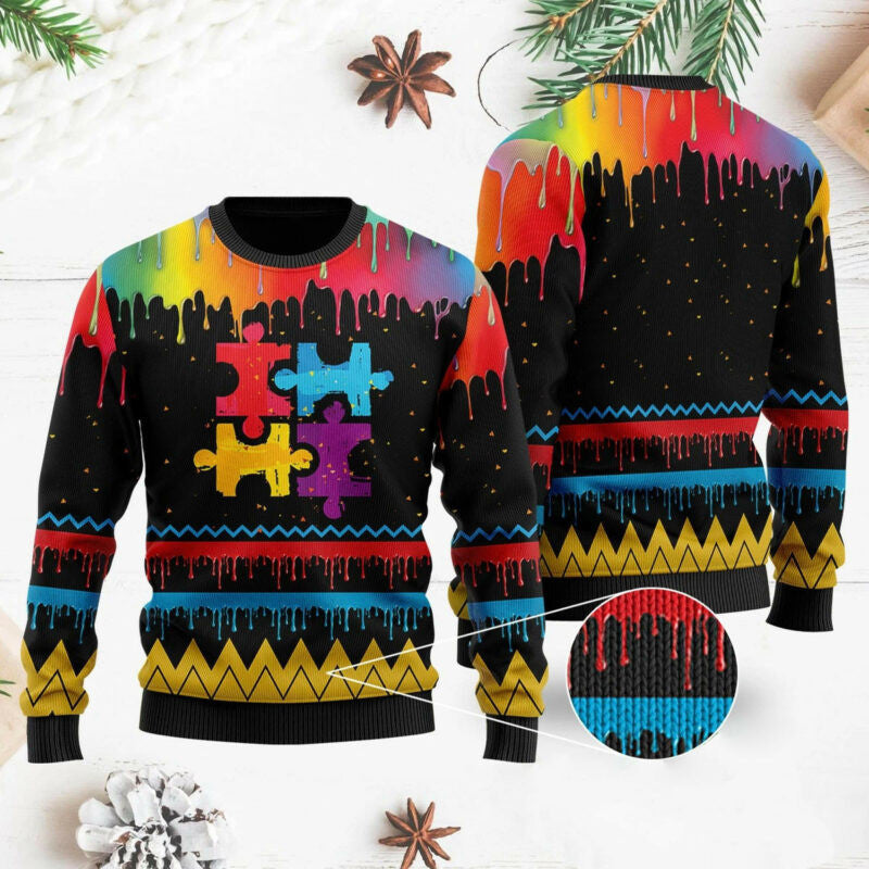 Autism Awareness Ugly Christmas Sweater