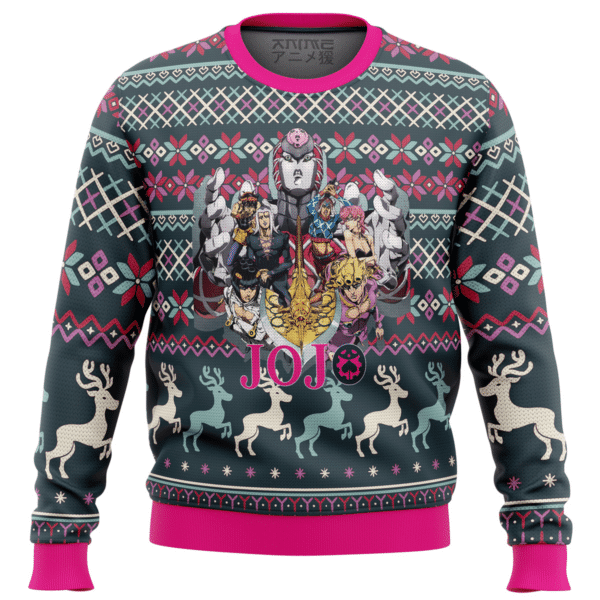 Golden Wind Jojos Bizarre Adventure Ugly Sweater Gifts, Golden Wind Jojos Bizarre Adventure Gift Fan Ugly Sweater 110