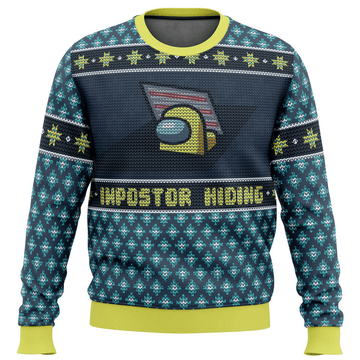 Among Us Impostor Hiding 6 Ugly Sweater Gifts, Among Us Gift Fan Ugly Sweater