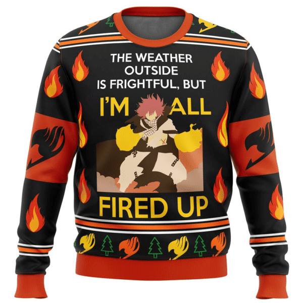 Fairy Tail Anime Natsu 11 Ugly Sweater Gifts, Fairy Tail Anime Gift Fan Ugly Sweater 389