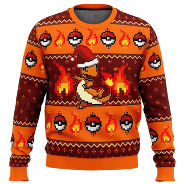 Pokemon Anime Charmander 11 Ugly Sweater Gifts, Pokemon Anime Gift Fan Ugly Sweater 25