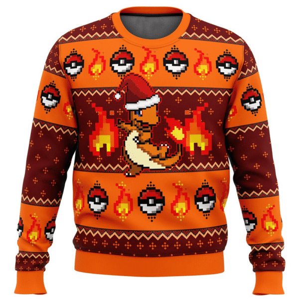 Pokemon Anime Charmander 11 Ugly Sweater Gifts, Pokemon Anime Gift Fan Ugly Sweater 25