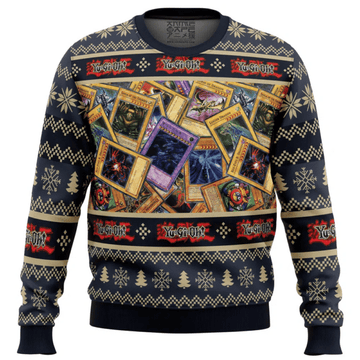 Trading Cards Yugioh Ugly Sweater Gifts, Trading Cards Yugioh Gift Fan Ugly Sweater 458