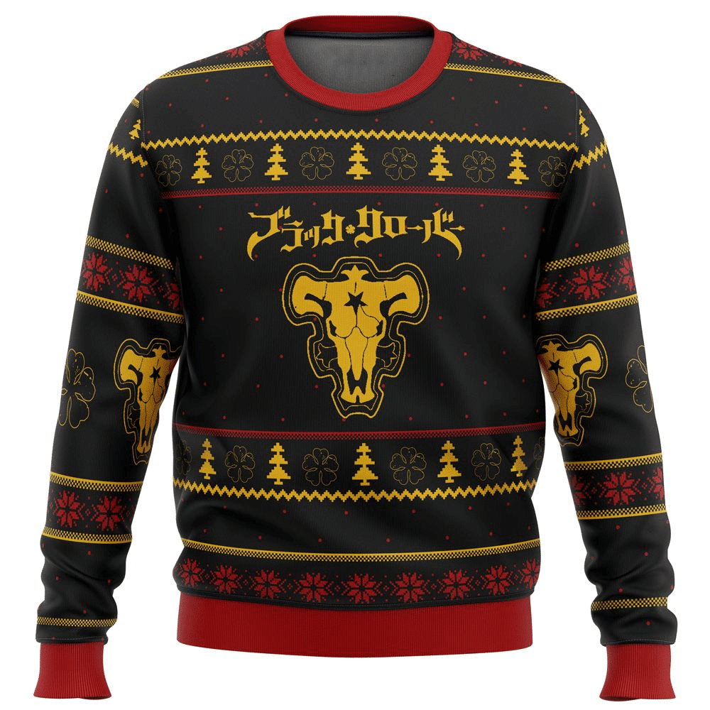 Black Clover Anime 5 Ugly Sweater Gifts, Black Clover Anime Gift Fan Ugly Sweater