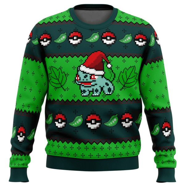 Pokemon Anime Bulbasaur 12 Ugly Sweater, Pokemon Anime Gift Fan Ugly Sweater 319