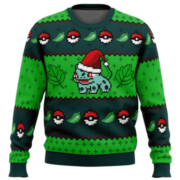 Pokemon Anime Bulbasaur 12 Ugly Sweater, Pokemon Anime Gift Fan Ugly Sweater 319