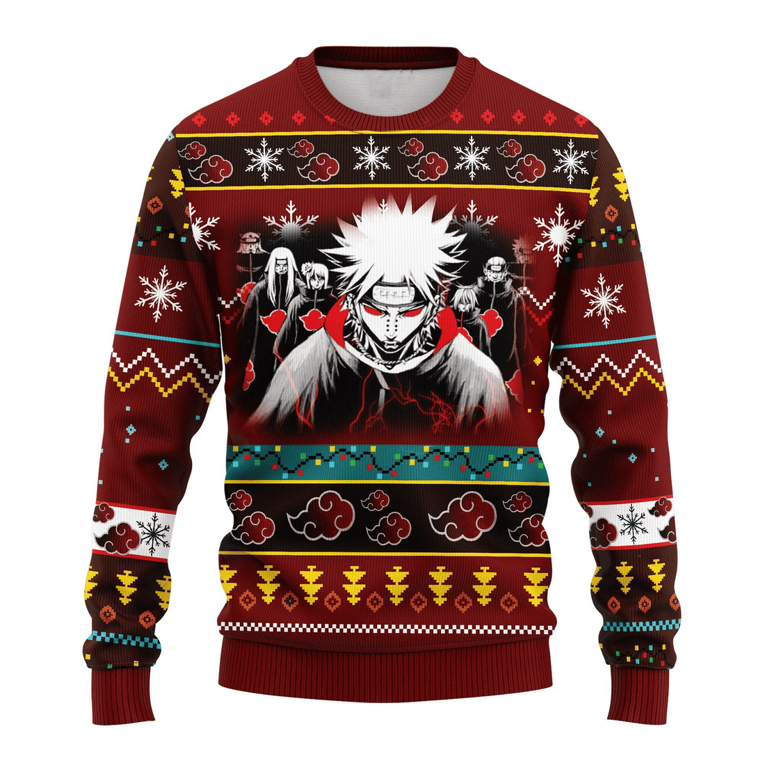 Akatsuki Naruto Anime 10 Ugly Sweater, Akatsuki Naruto Anime Gift Fan Ugly Sweater