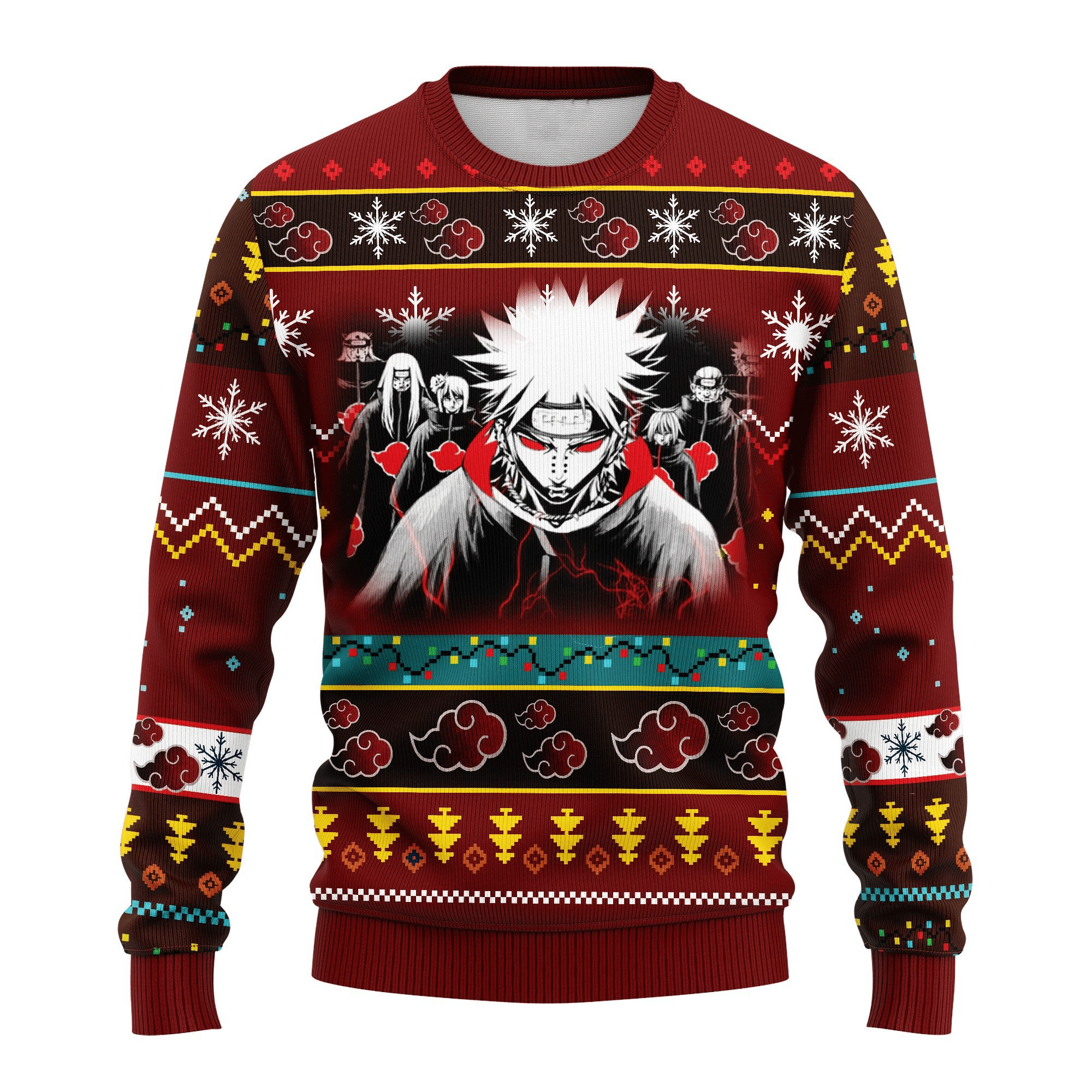 Akatsuki Naruto Anime 10 Ugly Sweater, Akatsuki Naruto Anime Gift Fan Ugly Sweater
