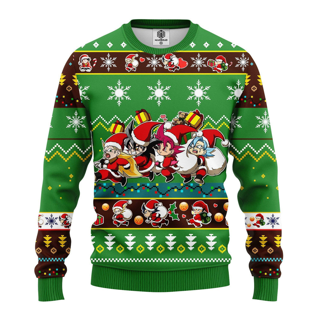 Dragon Ball Anime Merry Xmas, Santa Dragon Ball Kid Ugly Christmas Sweater 284