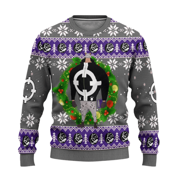 One Piece Anime Bartholomew Kuma 66 Ugly Sweater, One Piece Anime Gift Fan Ugly Sweater 804