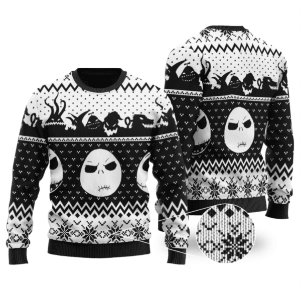 Jack Skellington Ugly Sweater, Jack Skellington Christmas Gift, Jack Skellington Nightmare Before Christmas Shirt 89