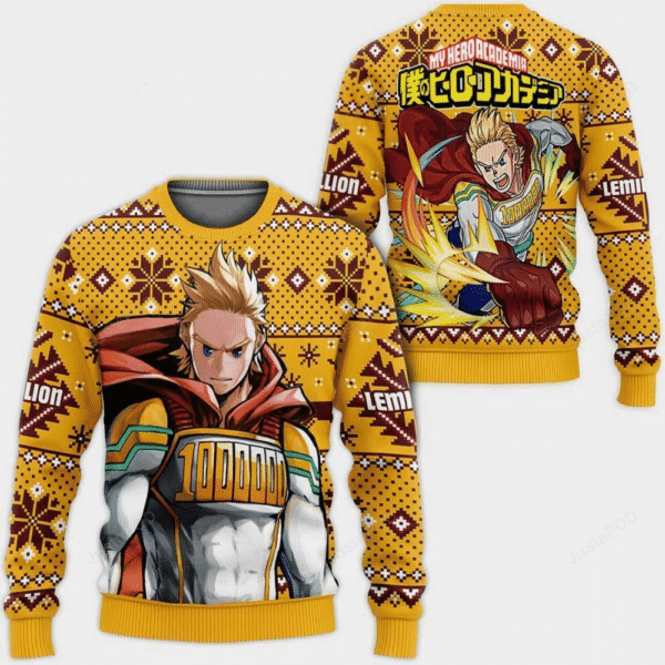 My Hero Academia Anime Mirio Togata 11 Ugly Sweater Gifts, My Hero Academia Anime Gift Fan Ugly Sweater 210
