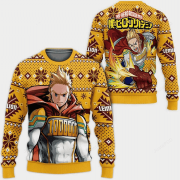 My Hero Academia Anime Mirio Togata 11 Ugly Sweater Gifts, My Hero Academia Anime Gift Fan Ugly Sweater 210