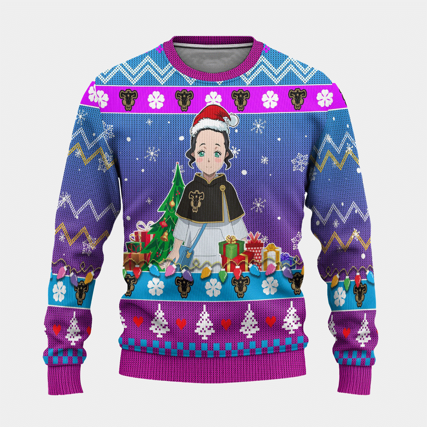 Black Clover Anime Charmy Pappitson 20 Ugly Sweater Gifts, Black Clover Anime Gift Fan Ugly Sweater