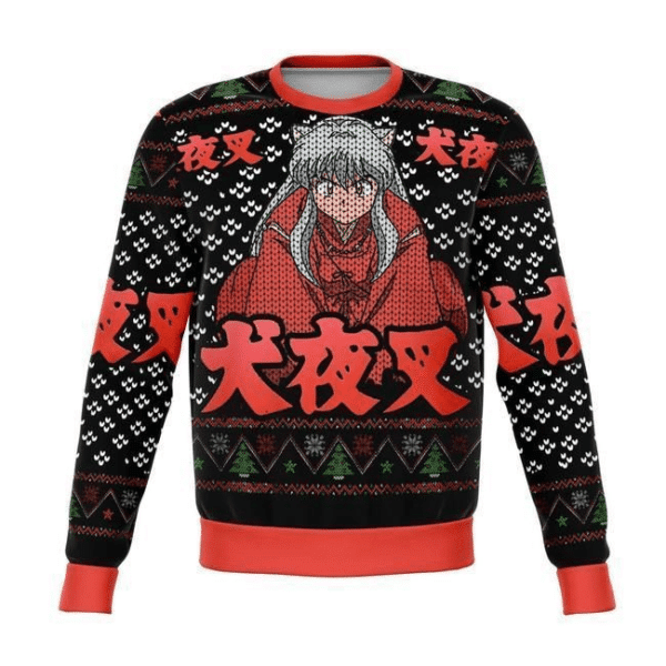 Inuyasha Anime 1 Ugly Sweater Gifts, Inuyasha Anime Gift Fan Ugly Sweater 449