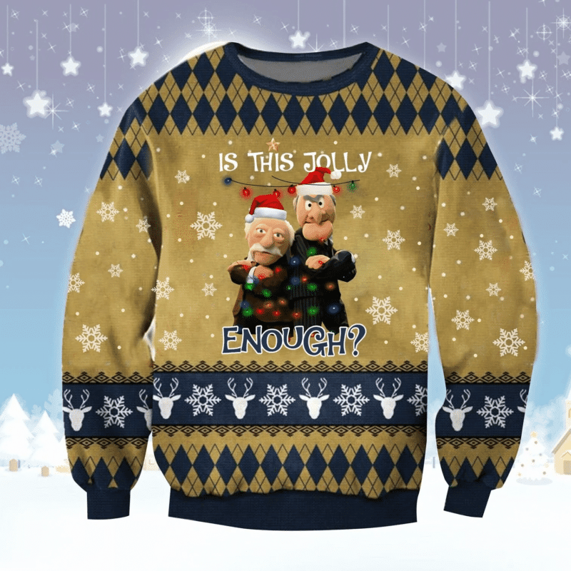 Is This Jolly Enough Christmas Ugly Christmas Sweater