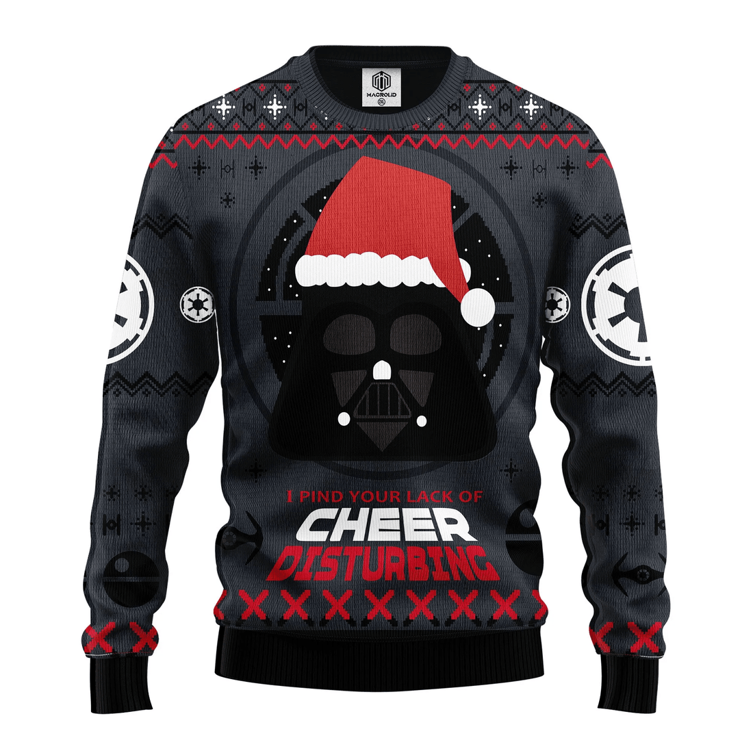 Darth Vader I Pind Your Lack Of Cheer Disturbing Ugly Christmas Sweater 298