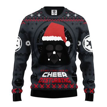 Darth Vader I Pind Your Lack Of Cheer Disturbing Ugly Christmas Sweater 298