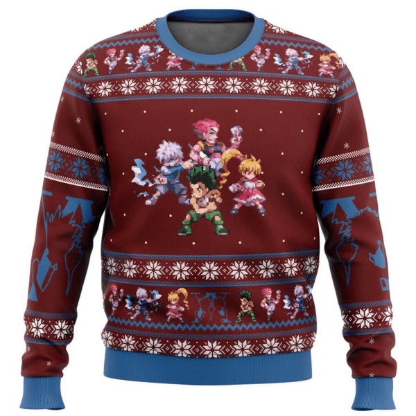 Hunter X Hunter Anime 9 Ugly Sweater Gifts, Hunter X Hunter Anime Gift Fan Ugly Sweater 740