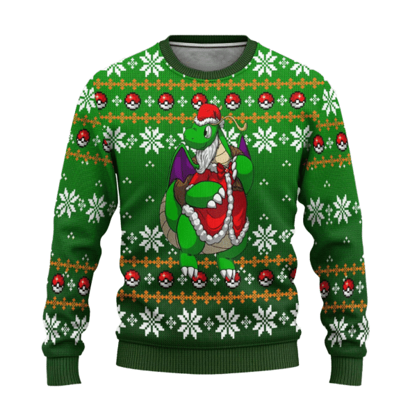 Pokemon Anime Dragonite 57 Ugly Sweater Gifts, Pokemon Anime Gift Fan Ugly Sweater 265