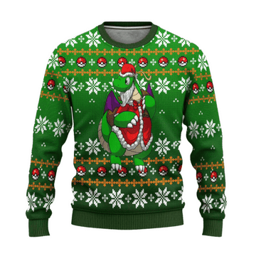 Pokemon Anime Dragonite 57 Ugly Sweater Gifts, Pokemon Anime Gift Fan Ugly Sweater 265