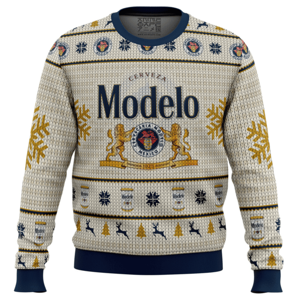 Cerveza Modelo Ugly Sweater Gifts, Cerveza Modelo Gift Fan Ugly Sweater 51