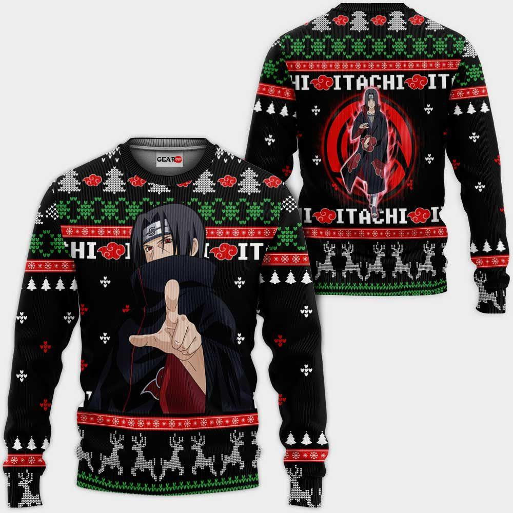 Akatsuki Itachi Ugly Christmas Naruto Anime Xmas 1k458 Gifts ,naruto Anime Xmas Christmas Gift Fan