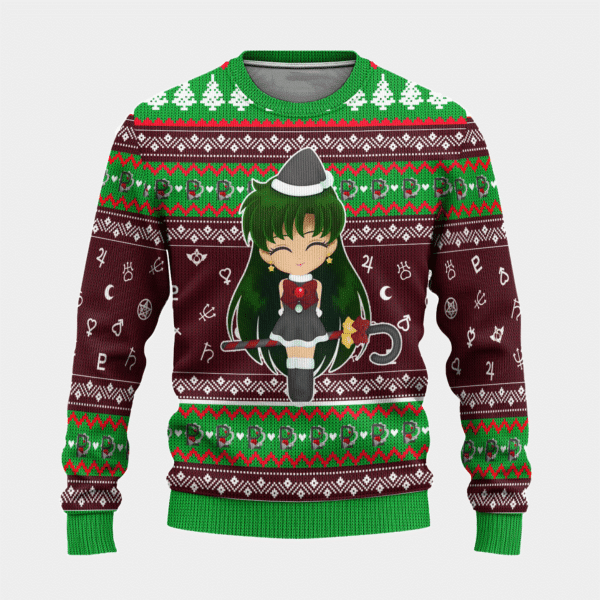 Sailor Moon Anime Sailor Pluto 16 Ugly Sweater Gifts,sailor Moon Anime Gift Fan Ugly Sweater 62
