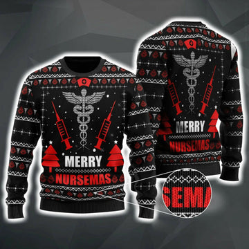 Merry Nursemas Ugly Christmas Sweater