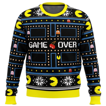 Pacman Game Over Ugly Sweater Gifts, Pacman Game Gift Fan Ugly Sweater 40