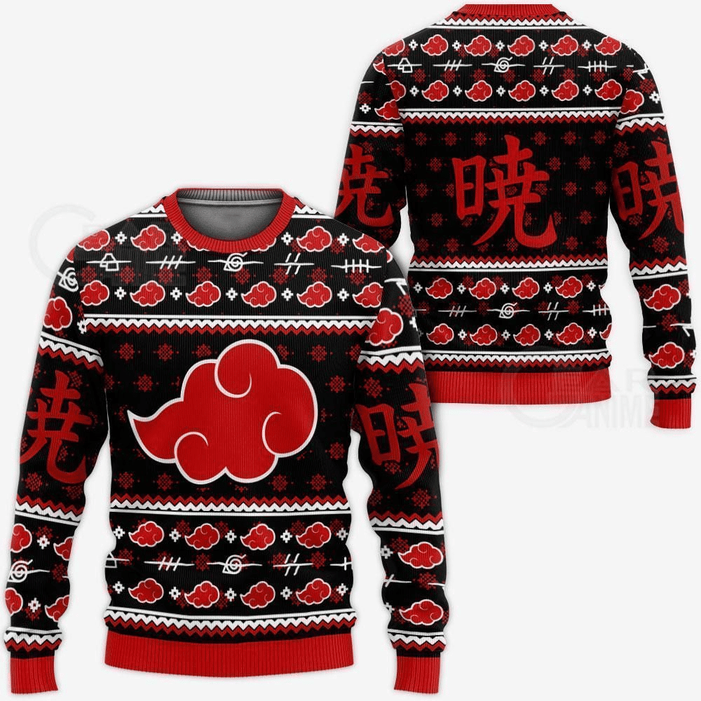 Akatsuki Naruto Anime 6 Ugly Sweater, Akatsuki Naruto Anime Gift Fan Ugly Sweater