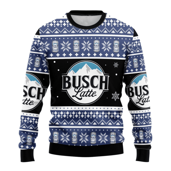 Busch Latte Beer 2 Ugly Sweater Gifts, Busch Latte Beer Gift Fan Ugly Sweater 869