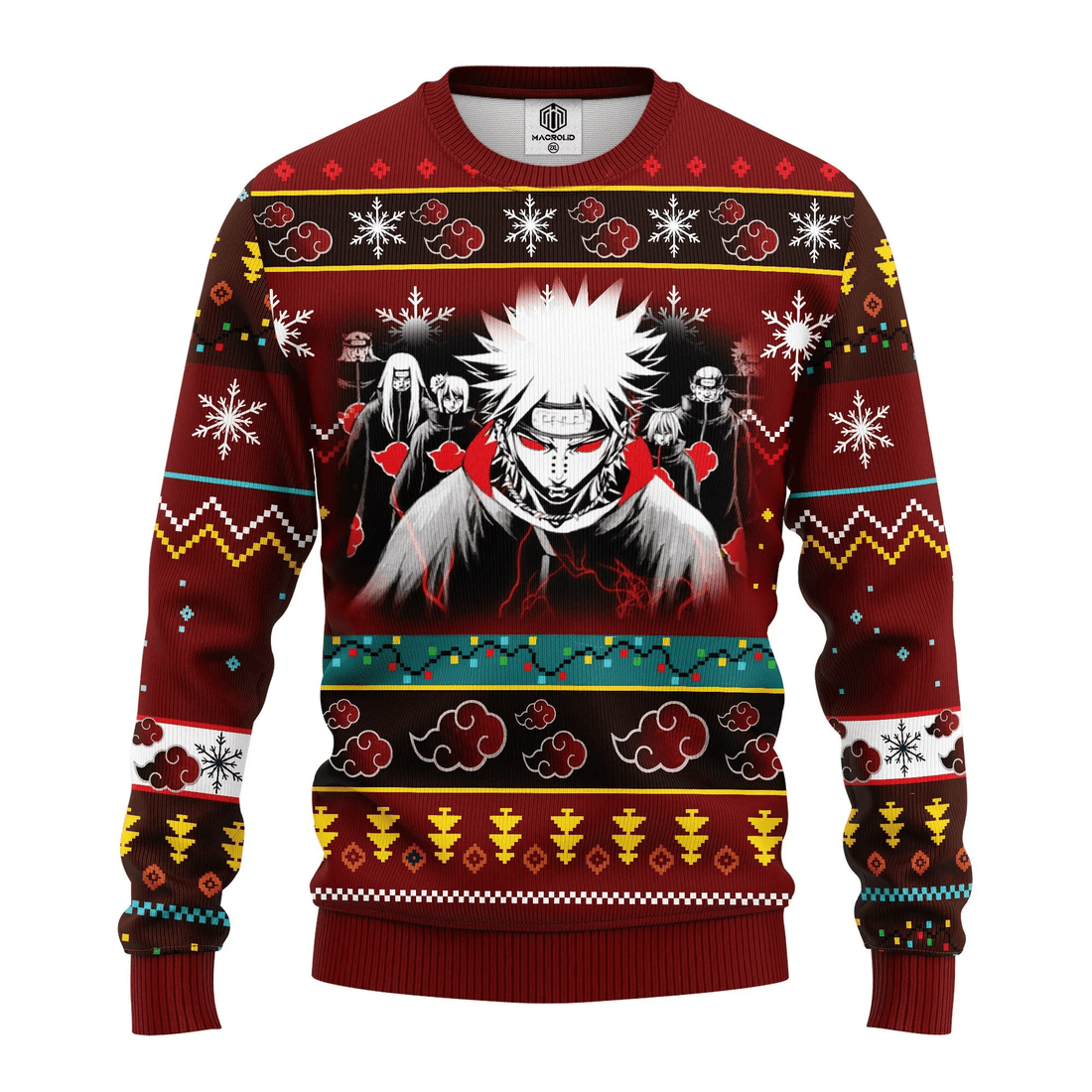 Akatsuki Members Naruto Anime Ugly Christmas Sweater 351