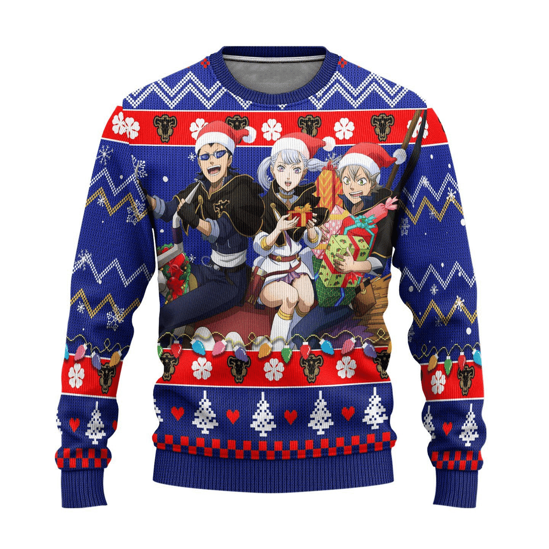 Black Clover Anime 8 Ugly Sweater Gifts, Black Clover Anime Gift Fan Ugly Sweater