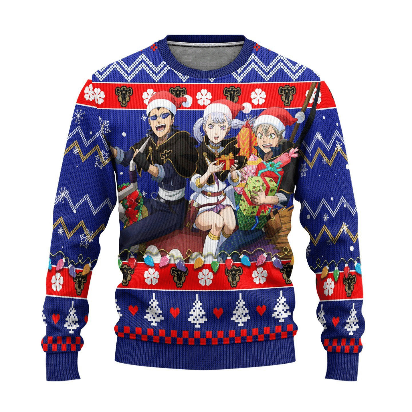 Black Clover Anime 8 Ugly Sweater Gifts, Black Clover Anime Gift Fan Ugly Sweater