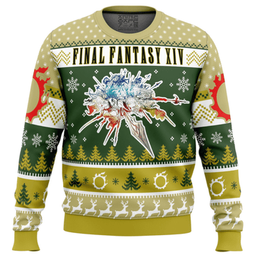 Final Fantasy Xiv Ugly Sweater Gifts, Final Fantasy Xiv Gift Fan Ugly Sweater 390