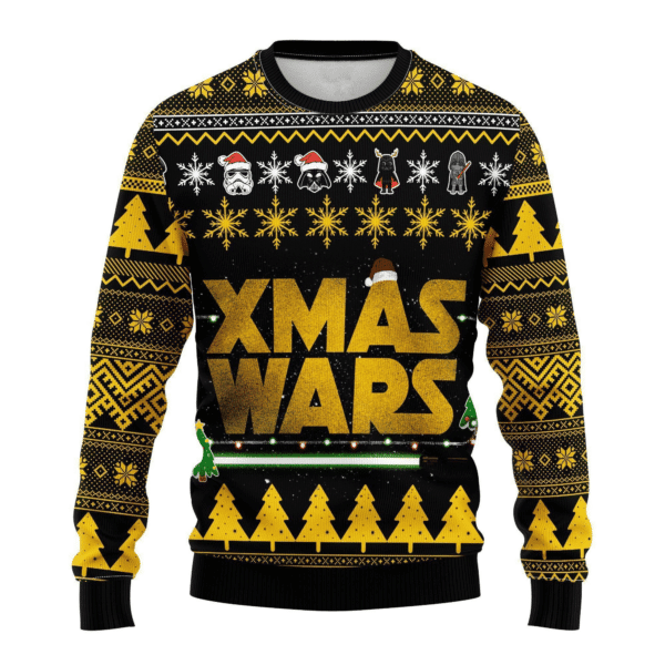 Star Wars Xmas Wars Ugly Sweater Gifts, Star Wars Gift Fan Ugly Sweater 953