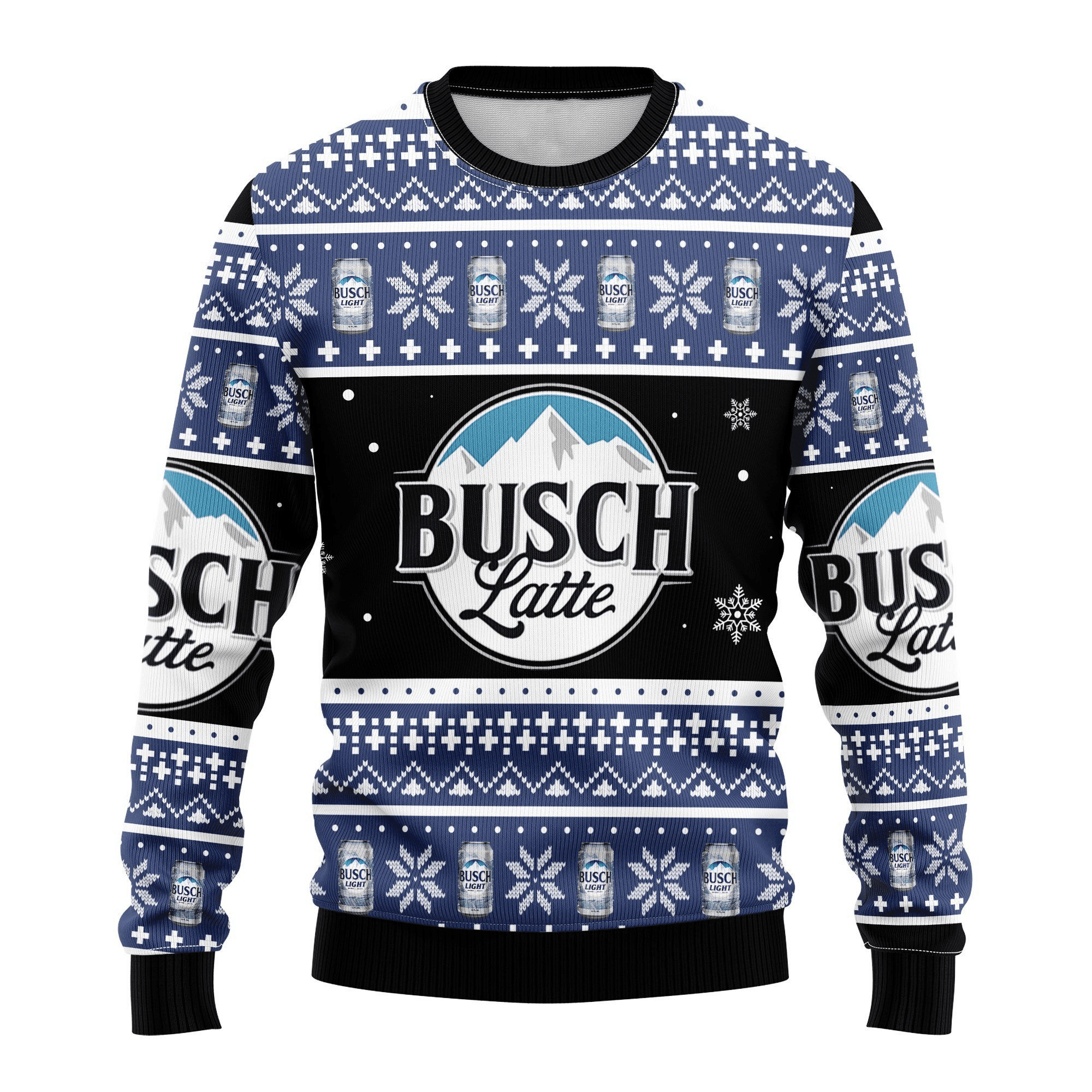 Busch Latte Beer 2 Ugly Sweater Gifts, Busch Latte Beer Gift Fan Ugly Sweater