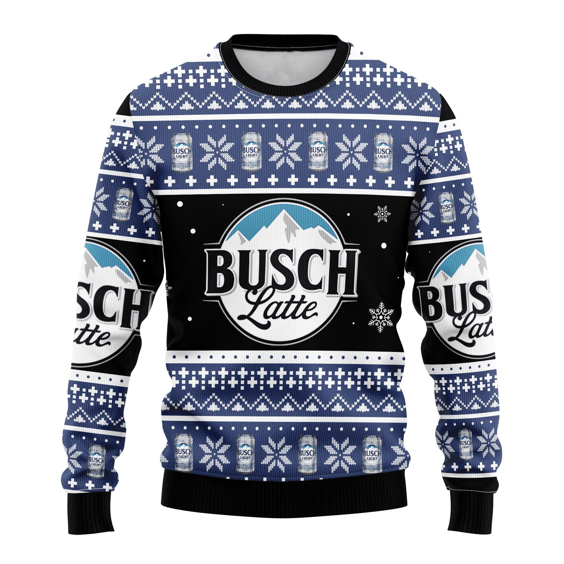 Busch Latte Beer 2 Ugly Sweater Gifts, Busch Latte Beer Gift Fan Ugly Sweater