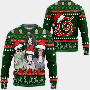 Konoha Team Ugly Christmas Naruto Anime Xmas 1k424 Gifts ,naruto Anime Xmas Christmas Gift Fan 799